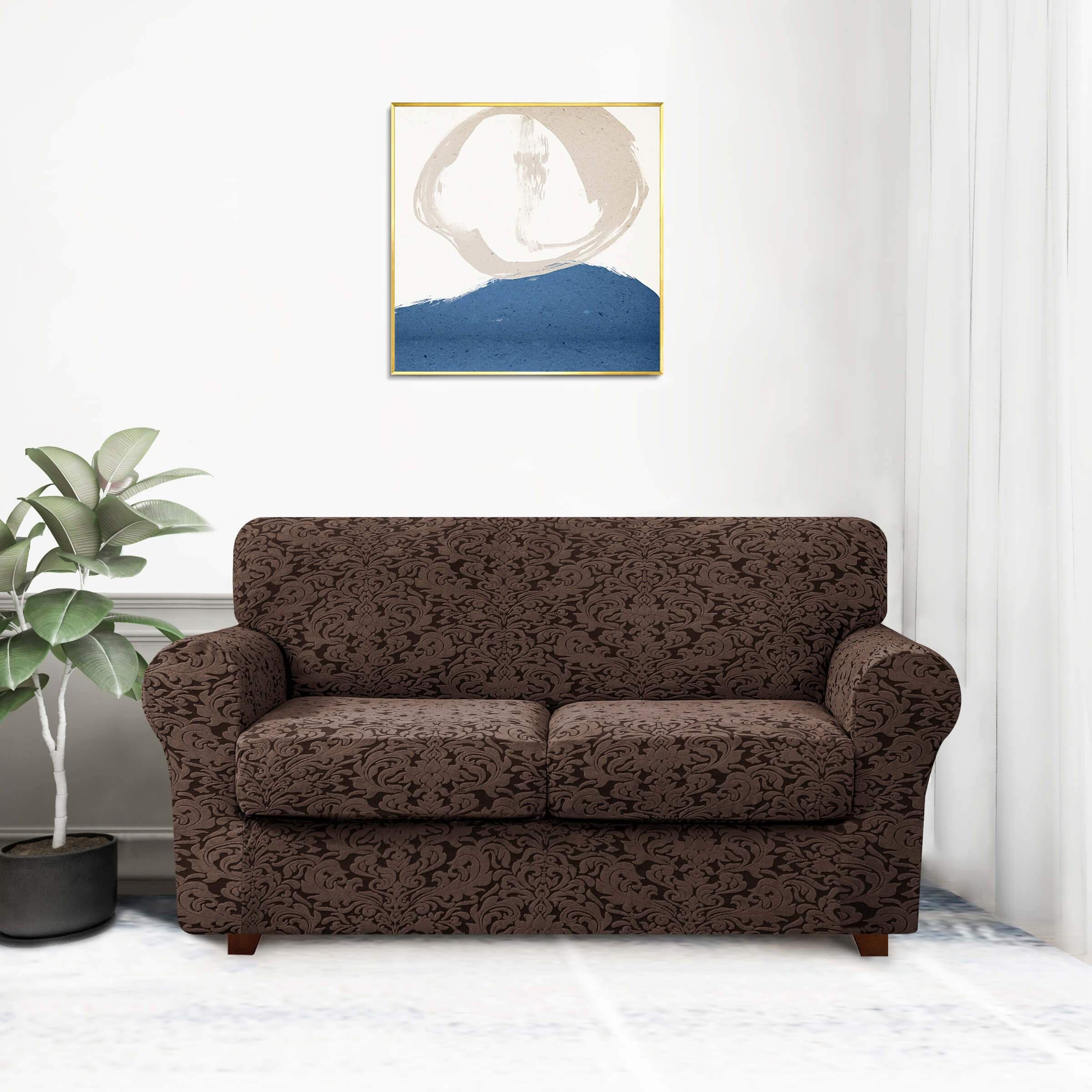 Pillow Cover*Striped Cotton Canvas Sofa Seat Pad Cushion Case Custom Size*AK1 