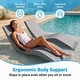 preview thumbnail 28 of 48, Aqua Outdoors In-Pool Chaise Lounge Chairs for 0-9 In. of Water - All Weather Resistant, No Plugs/Tools Needed - (Set of 2)
