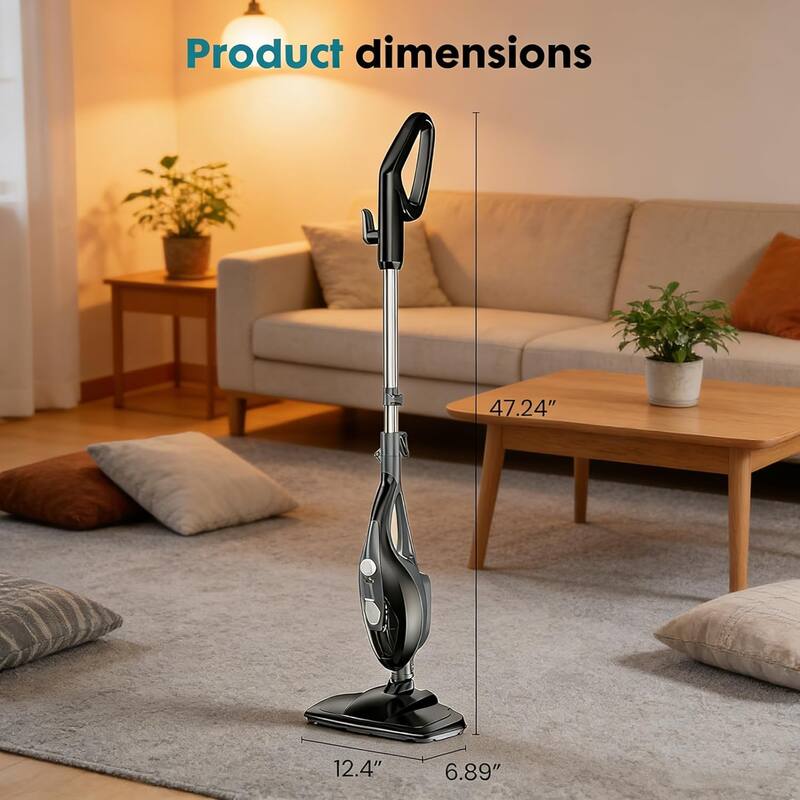 Steam Mop 10 in 1 MultiPurpose Handheld Steam Cleaner Detachable Floor Steamer