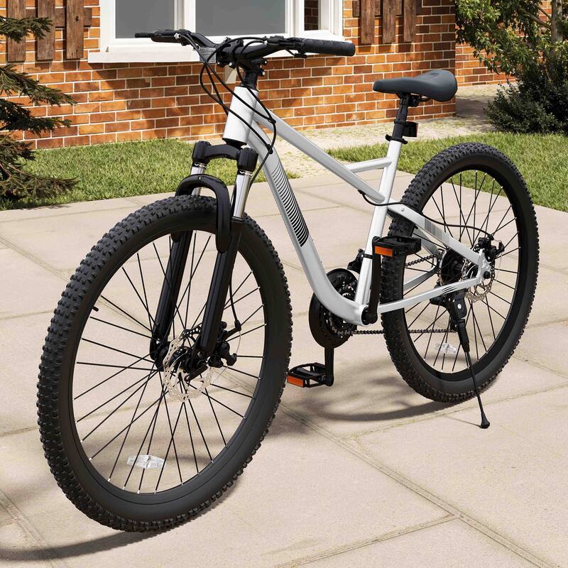 26 Inch Mountain Bike 21 Speed Adult Bike Aluminum Frame Adult Mountain Bike