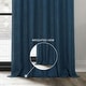preview thumbnail 84 of 160, Exclusive Fabrics Textured Faux Linen Extra Wide Room Darkening Curtains for Bedroom & Living Room Curtains (1 Panel)