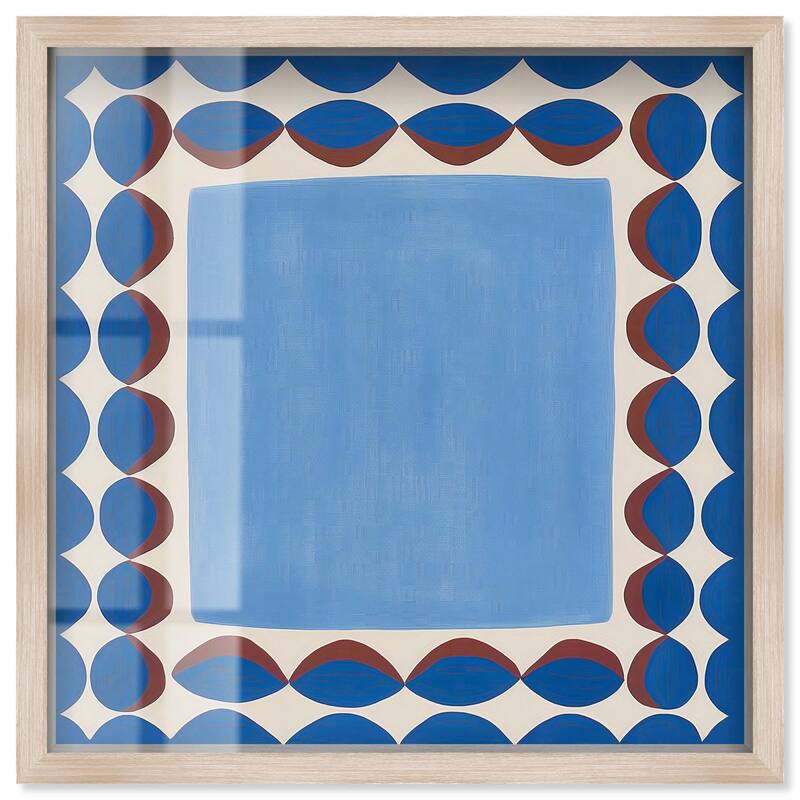 Framed in Color II Shadowbox by Art Remedy - Natural - 16" x 16"
