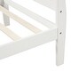 preview thumbnail 7 of 11, Twin Wood Platform Bed with Sleigh Headboard and Footboard Design