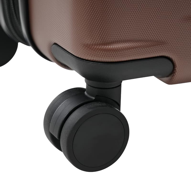 Luggage Sets 5 Piece with Front Opening, Hardside Expandable Carry On Suitcase Set with Double Spinner Wheel, with USB Port