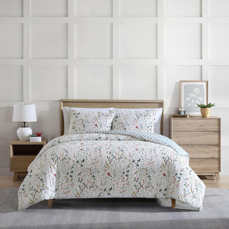 Eddie Bauer Woodland Forest Cotton Reversible Pink Comforter Set