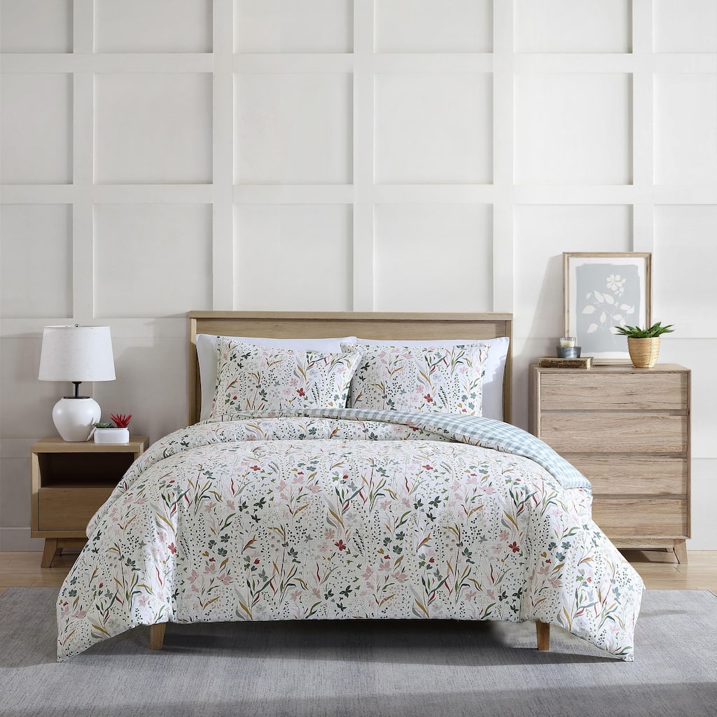 Eddie Bauer Woodland Forest Cotton Reversible Pink Comforter Set