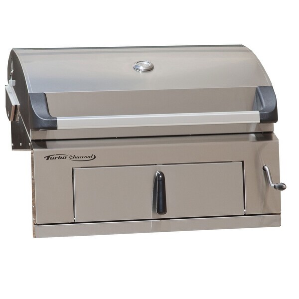 Shop Barbeques Galore 2017 Turbo Charcoal BuiltIn Grill Free