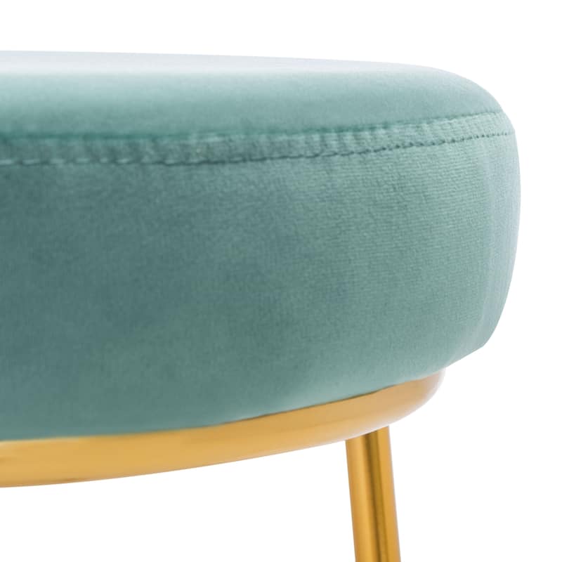 SAFAVIEH Ota 25-inch Round Counter Stool - 16.9" W x 16.9" L x 24.6" H