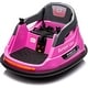 preview thumbnail 1 of 22, 12V Bumper Car for Kids,Electric Ride On Bumper Car for 1.5-5 Years, Baby Bumping W/Remote Control, Led Lights, 360 Degree Spin Pink