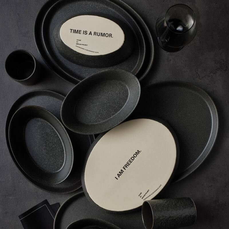 Stone by Mercer Project Katachi Stoneware Dinnerware Set