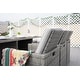 preview thumbnail 17 of 16, 11-Piece Patio Wicker Aluminum Dining Table Set w/ Chairs and Ottomans