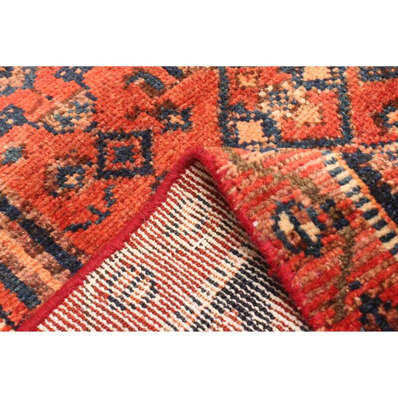 ECARPETGALLERY Hand-knotted Andelz Red Wool Rug - 3'9 x 8'6