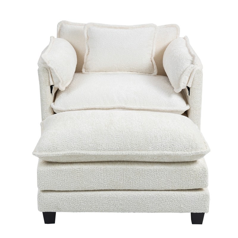 39.76" Single Sofa Chair, Ottoman