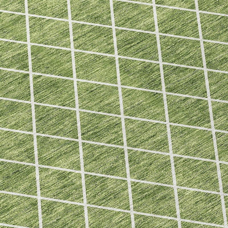 Machine Washable Indoor/ Outdoor Chantille Diamond Trellis Rug