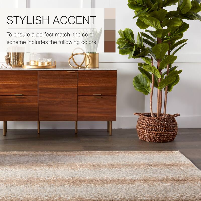 Silver Orchid Axis Animal Print Spotted Area Rug
