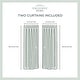 preview thumbnail 19 of 99, ATI Home Indoor/Outdoor Solid Cabana Tab Top Curtain Panel Pair