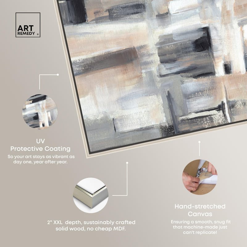 Neutral Nirvana Canvas by Art Remedy