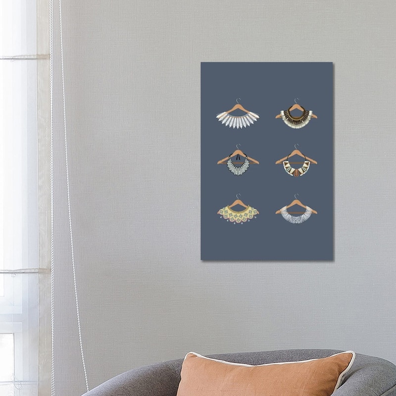 iCanvas "Rbg Minimalist Collars" by Holly Van Wyck Canvas Print - 26x18x1.5