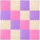 preview thumbnail 21 of 58, ProsourceFit Kids Solid Floor Play Mat 3/8-in 16 SQ FT - Pink/Purple/Beige