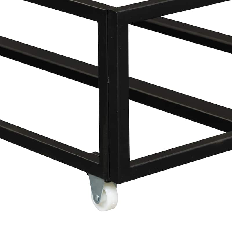 Vintage Series Distressed Metal Twin Metal Trundle