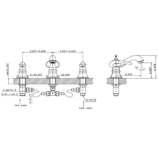 20.75in. W CSA Rectangle Undermount Sink Set In Biscuit Chrome