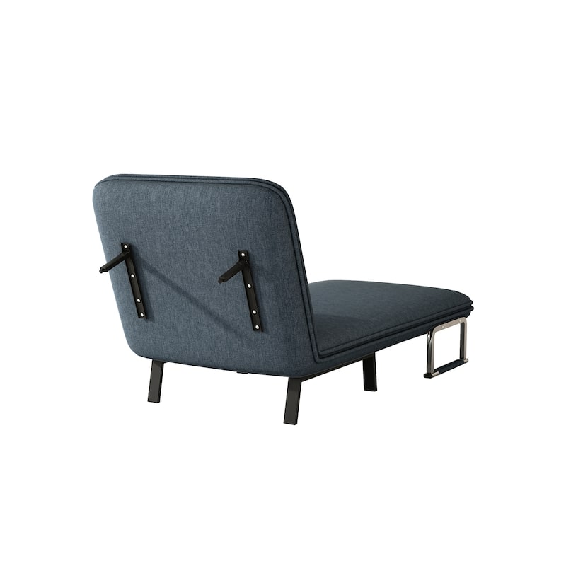 31.5″Convertible Chair Bed with Adjustable Backrest and Pillow