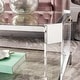 preview thumbnail 5 of 3, SAFAVIEH Couture Gianna Glass Coffee Table- Clear - 58 In W x 26 In D x 16 In H