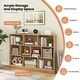 preview thumbnail 9 of 18, Costway 10-Cube Bookcase 41" Wooden Toy Storage Organizer for Kids - See Details