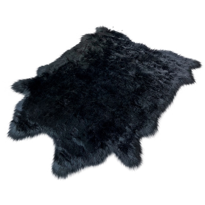Ovella Home Premium Faux Buffalo Skin Shag Rug