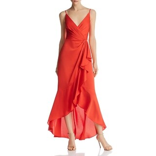 bcbg red gown