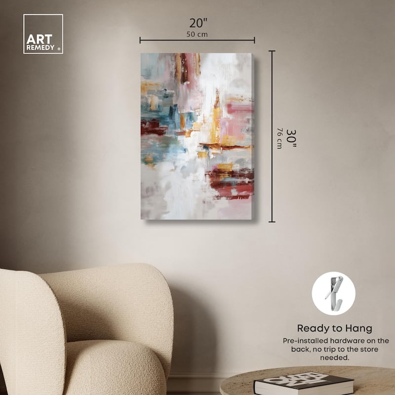 Warmth and cool I Canvas by Art Remedy, Gallery Wrapped