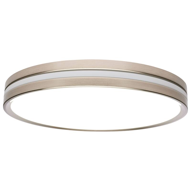 15 Inch Surface Mount with Night Light 5 CCT Selectable Brushed Nickel Finish - Brushed Nickel
