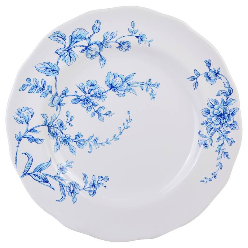 Bellamy Blue Porcelain 12 Pc Dinnerware Set