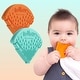 preview thumbnail 9 of 10, Frolik+Co Toothi Baby Teether 2 pack - undroppable and adaptable teething support Cabana Bundle