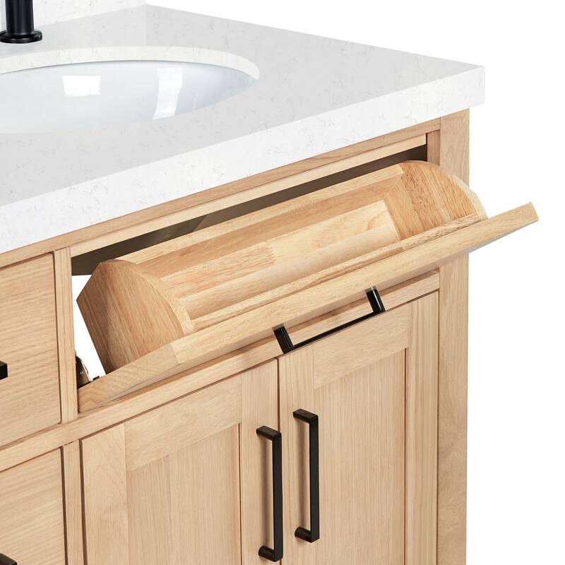 Ariel T036SRCQOVO Hepburn 36" Free Standing Single Basin Vanity Set