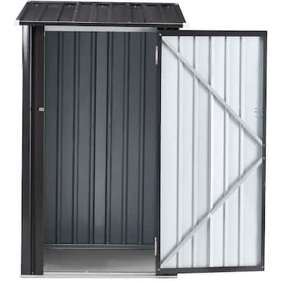 Outdoor Storage Shed with Single Lockable Door
