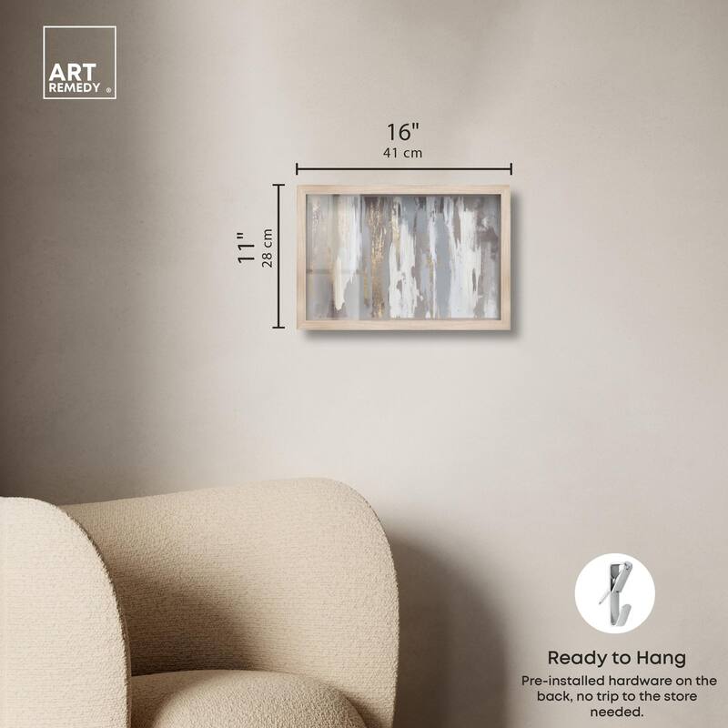 Flooding Gold II Shadowbox by Art Remedy