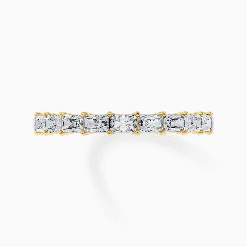 Auriya 14k Gold Radiant East-West Lab Grown Diamond Half Eternity Band 1.10 - 3.75 ct. tw. (F-G, VS)