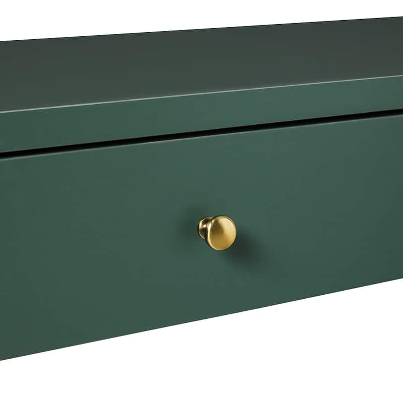 Walker Edison Modern Curve Design Writing Desk