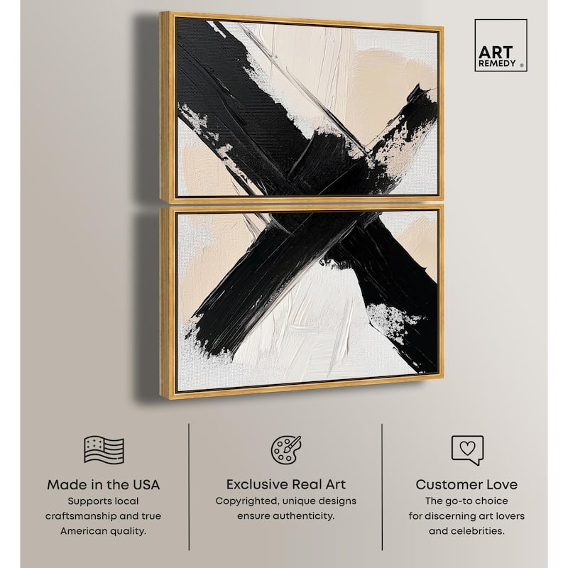 Graphic Impact I Canvas Set of 2 by Art Remedy