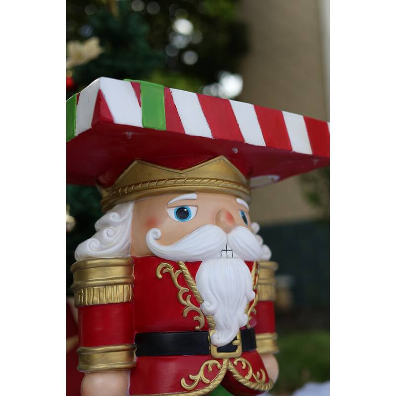 Pre-lit Nutcracker Soldier Christmas Tabletop Decoration - 22"