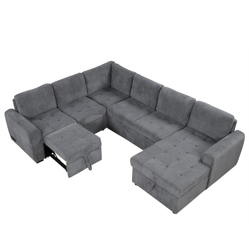 107.5inch U-shaped Sofa Sectional Sofa