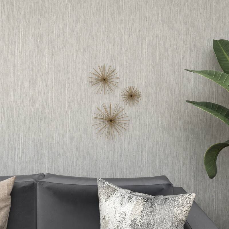 CosmoLiving by Cosmopolitan Metal 3D Starburst Wall Decor (Set of 3) - Silver, Gold, Black, Copper