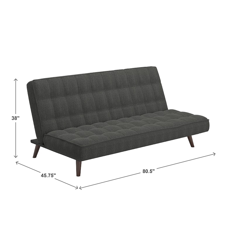 Halden Transitional Chenille Tufted Futon by iNSPIRE Q Modern