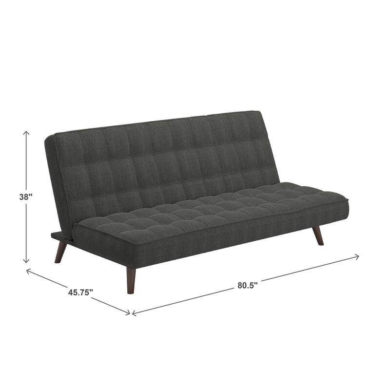 Halden Transitional Chenille Tufted Futon by iNSPIRE Q Modern