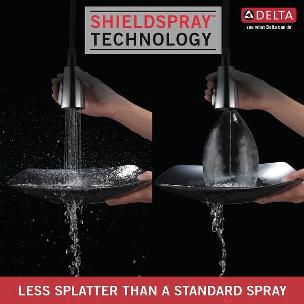 Shop Delta 9178 Dst Leland Pull Down Kitchen Faucet With Magnetic