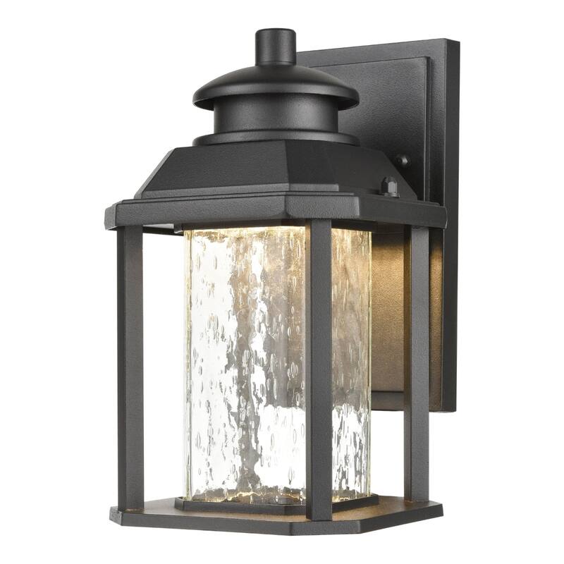Irvine 10'' High 1-Light Outdoor Sconce - Matte Black - 10 inch Tall - 10 inch Tall - Matte Black