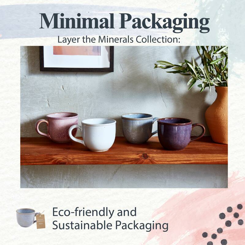 Portmeirion Minerals Set of 4 Mugs - 12 fl. oz.