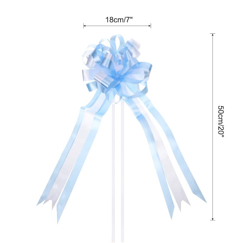 10pcs 7" Large Big Pull Bow Car Gift Wrapping Bows Ribbon