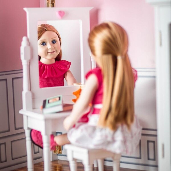 american girl doll vanity set